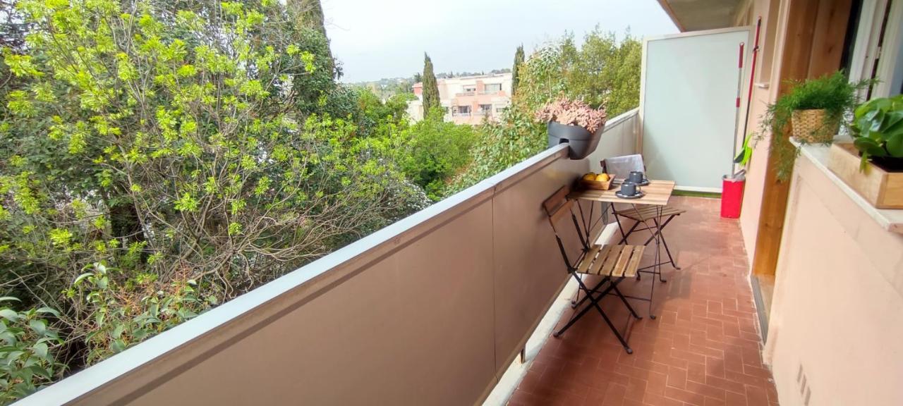Michelet Studio Climatise Avec Balcon Et Parking Ferme モンペリエ エクステリア 写真